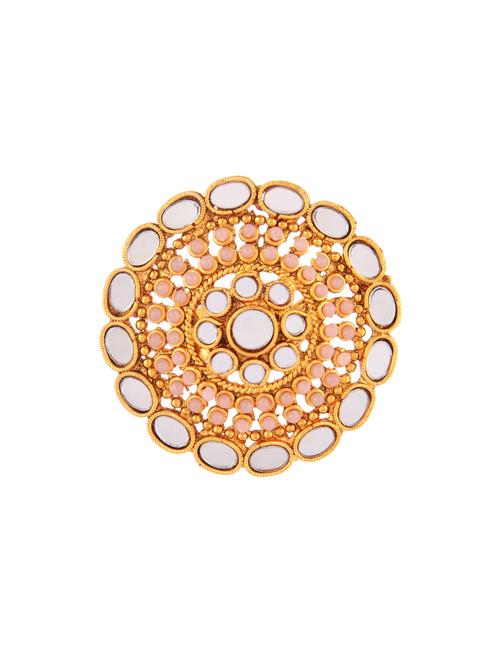 pink metal finger ring - 18318362 - Very Small Image - 1