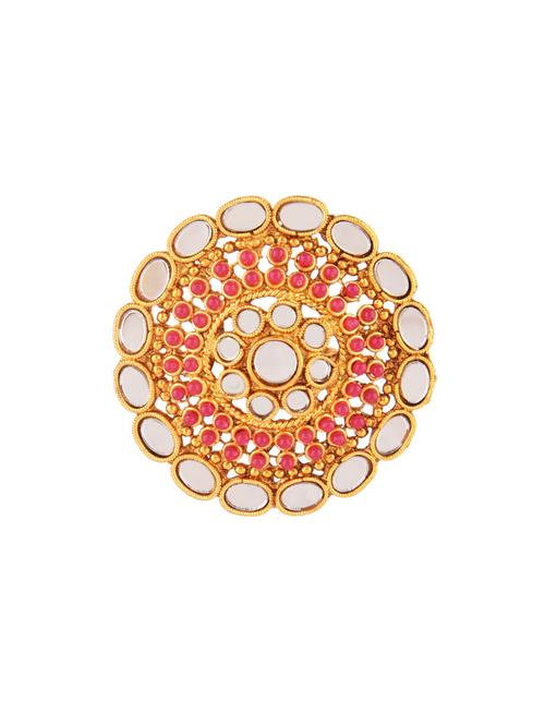 pink metal finger ring - 18318363 - Very Small Image - 1