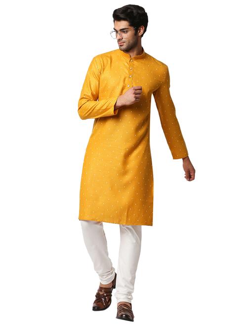 yellow printed ethnic wear set - 18319091 - Very Small Image - 1