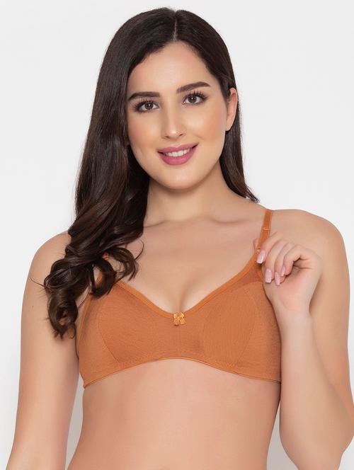orange solid regular bra - 18319137 - Very Small Image - 1