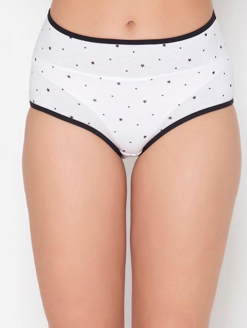 white printed hipster panty - 18319189 - Very Small Image - 1