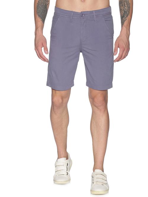 grey solid short - 18319746 - Very Small Image - 1