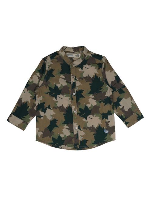 green printed shirt - 18319860 - Very Small Image - 1