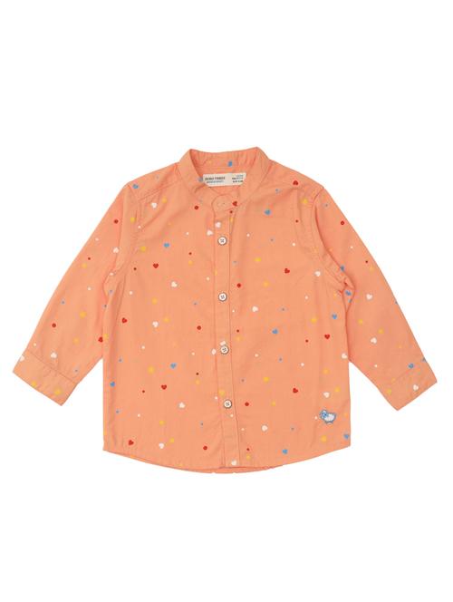 orange printed shirt - 18319867 - Very Small Image - 1