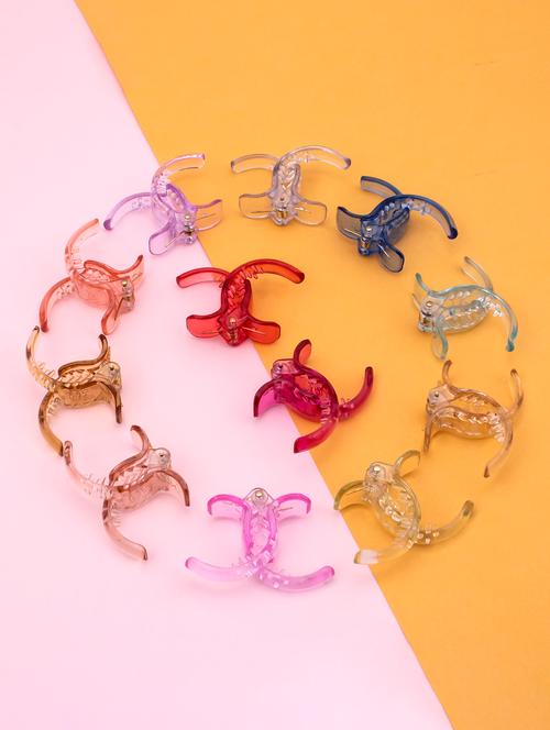 sukkhi attractive butterfly hair clip hair accessories for women and girl (pack of 12) - 18320349 - Very Small Image - 1