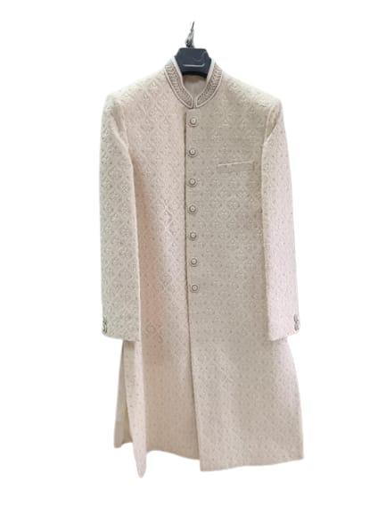 embroidered groom sherwani - 18320443 - Very Small Image - 1