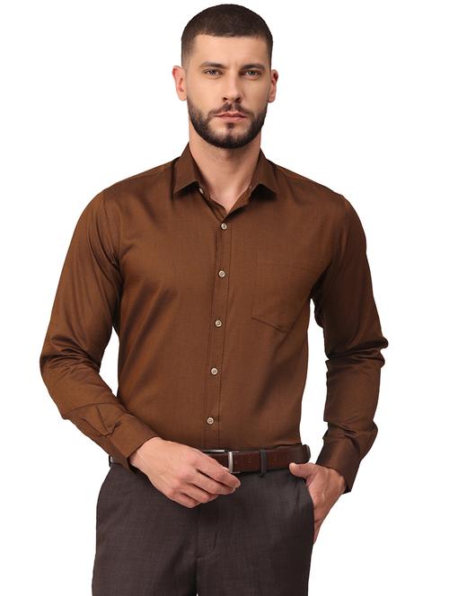 mens solids formal shirt - 18320653 - Very Small Image - 1
