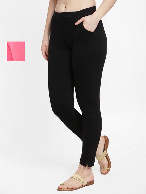 pack of 2 solid leggings - 18321188 - Very Small Image - 1
