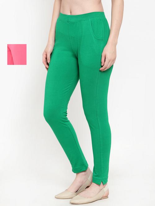 pack of 2 solid leggings - 18321191 - Very Small Image - 1