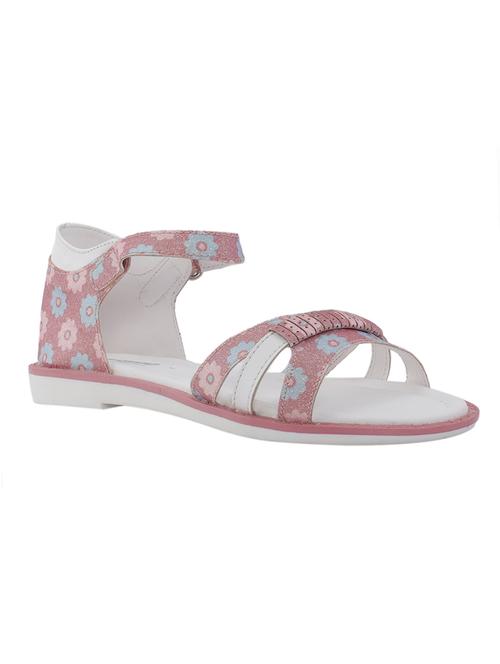 pink leatherette sandal - 18321578 - Very Small Image - 1