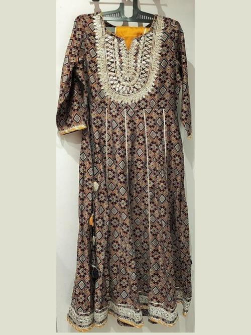 cotton designer kurti - 18322330 - Very Small Image - 1