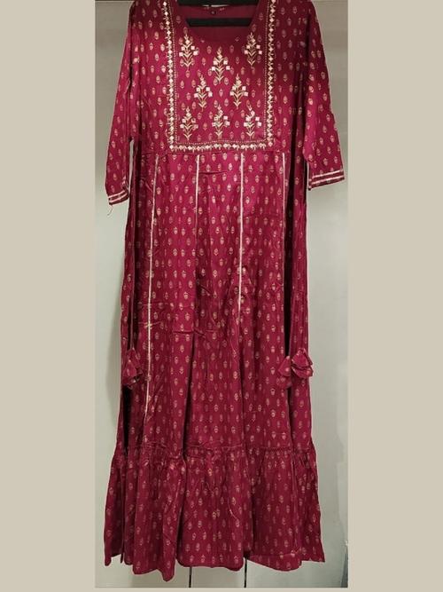 cotton designer kurti - 18322334 - Very Small Image - 1