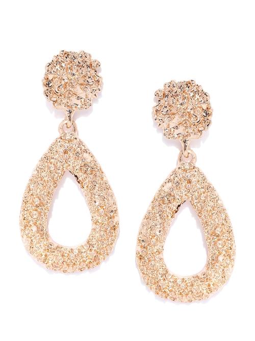 ladies galaxy gold plated textured teardrop - 18322564 - Very Small Image - 1