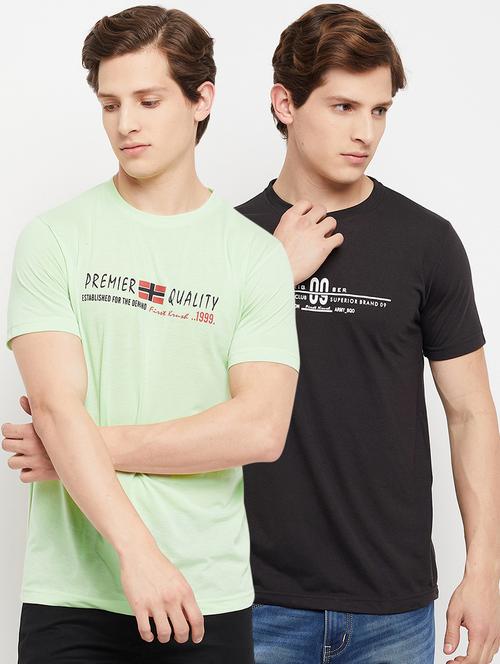set of 2 chest-printed t-shirt - 18322781 - Very Small Image - 1