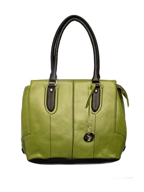 green solid regular handbag - 18323341 - Very Small Image - 1
