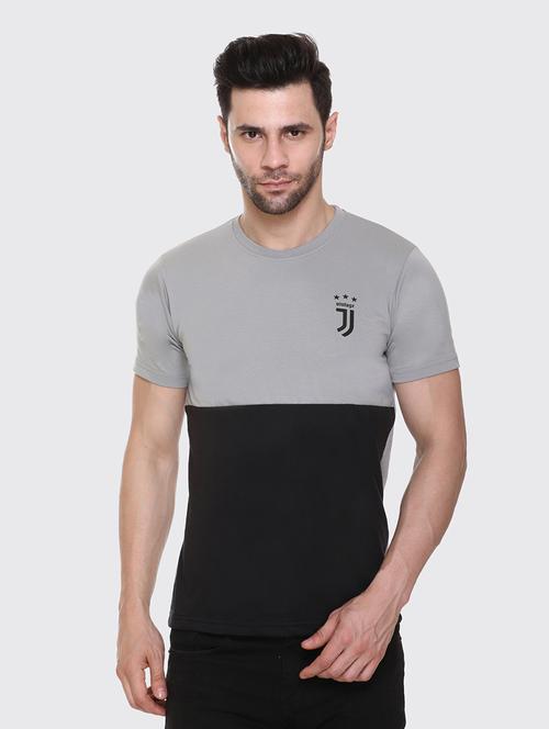 round neck color block t-shirt - 18323351 - Very Small Image - 1