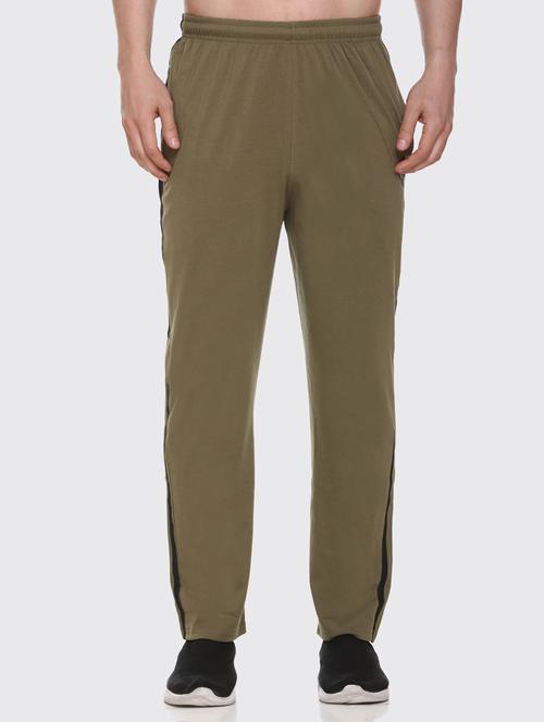 olive-green striped track pant - 18323434 - Very Small Image - 1
