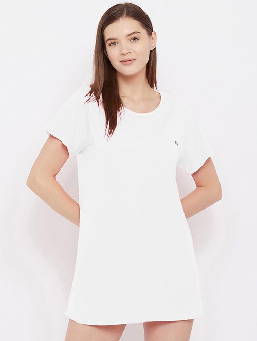 round neck solid tee - 18323648 - Very Small Image - 1