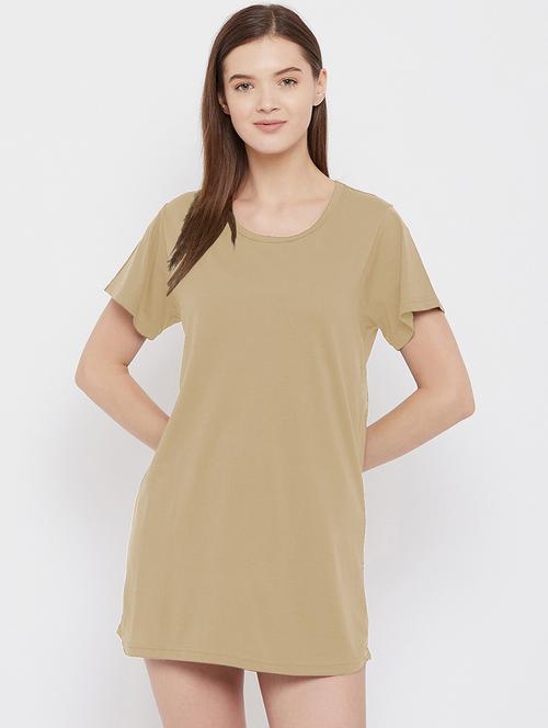 round neck solid tee - 18323649 - Very Small Image - 1