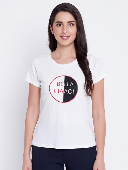 round neck graphic tee - 18323961 - Very Small Image - 1