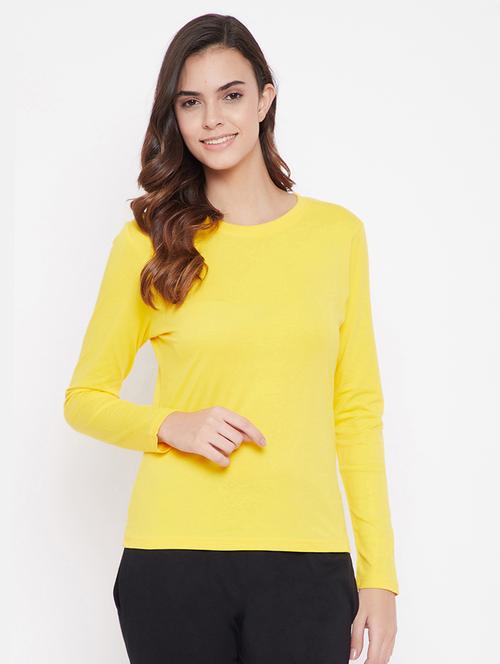 round neck solid tee - 18323966 - Very Small Image - 1