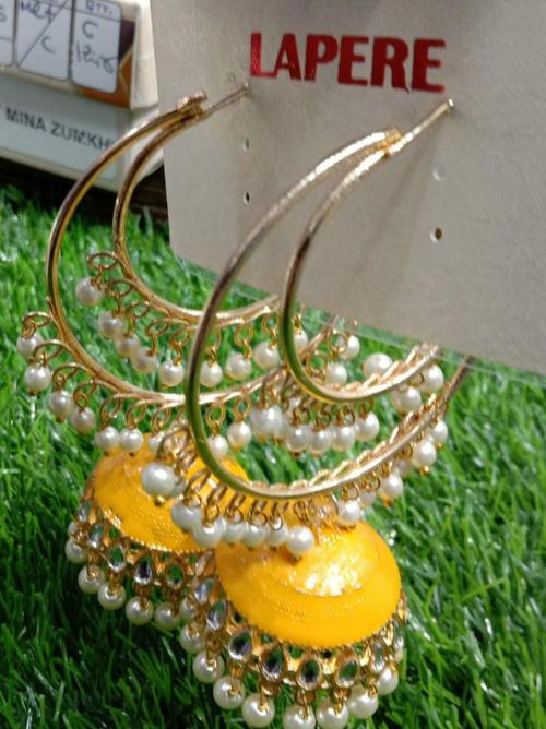 exclusive earrings bali jhumka - 18324442 - Very Small Image - 1