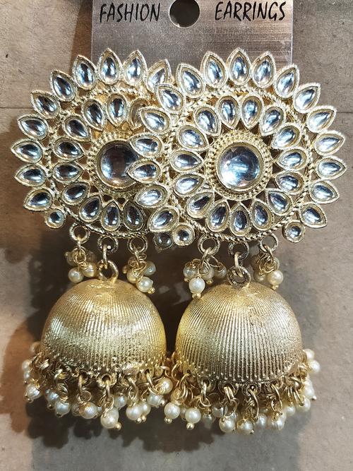 earrings for women gold color - 18324977 - Very Small Image - 1