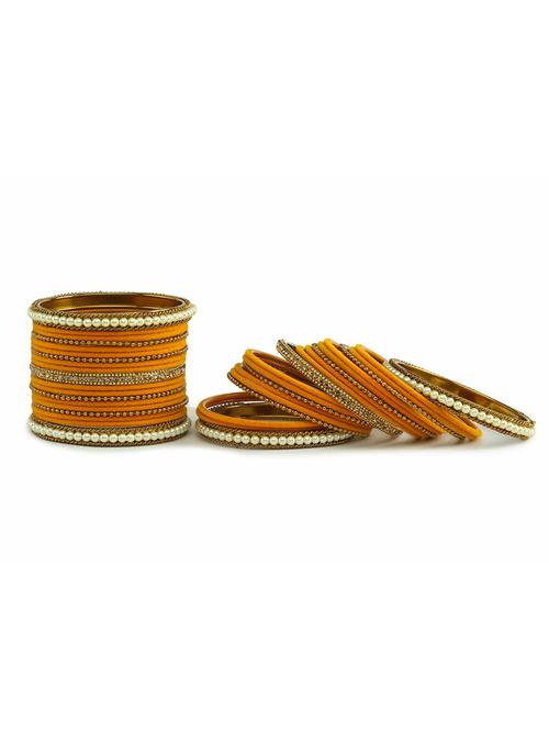 yellow metal bangle - 18325982 - Very Small Image - 1