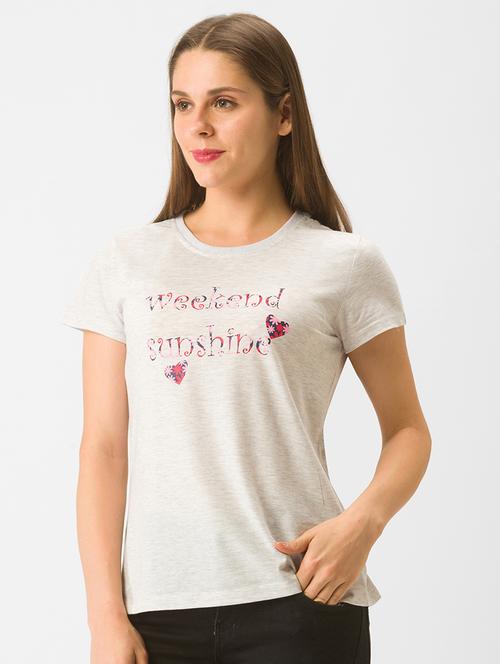 round neck graphic tee - 18326094 - Very Small Image - 1