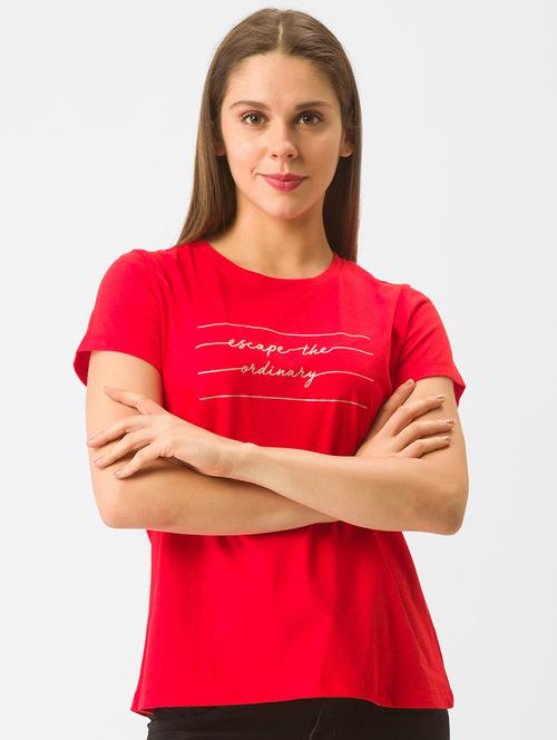 round neck graphic tee - 18326096 - Very Small Image - 1