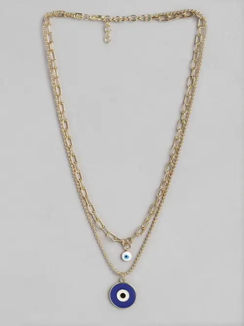 ladies gold plated necklace chain - 18326301 - Very Small Image - 1