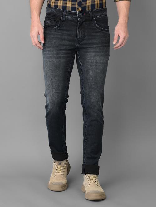 dark-blue light-washed denim jean - 18326638 - Very Small Image - 1