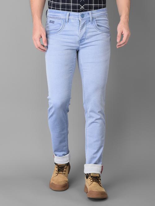 light blue light-washed denim jean - 18326642 - Very Small Image - 1