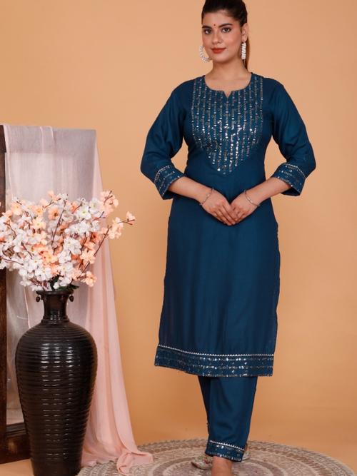 suit set with dupatta - 18326758 - Very Small Image - 1