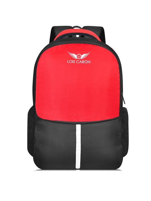 red polyester backpack - 18327177 - Very Small Image - 1