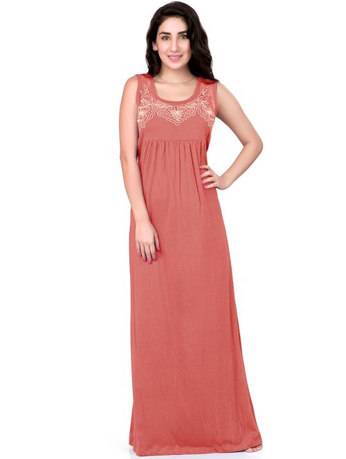 tie back embroidered detail nighty - 18327186 - Very Small Image - 1