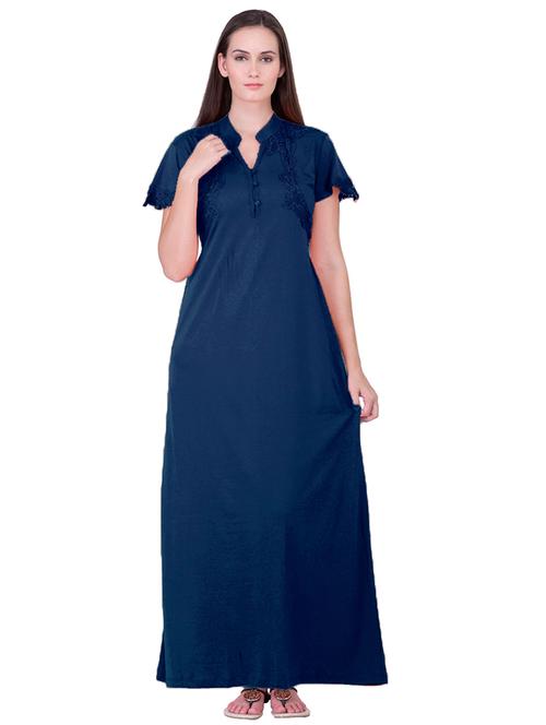 tie back lace detail nighty - 18327195 - Very Small Image - 1