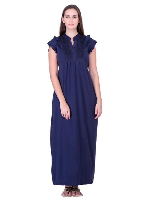 tie back lace detail nighty - 18327201 - Very Small Image - 1