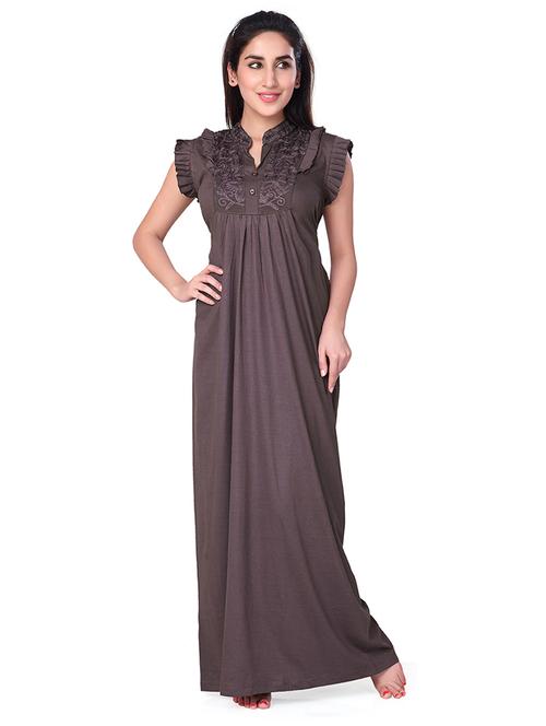 tie back lace detail nighty - 18327206 - Very Small Image - 1