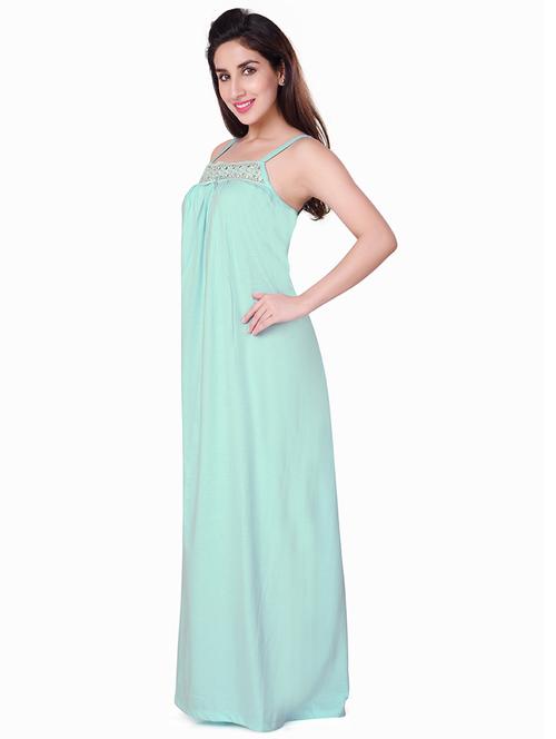 cami neck solid nighty - 18327546 - Very Small Image - 1