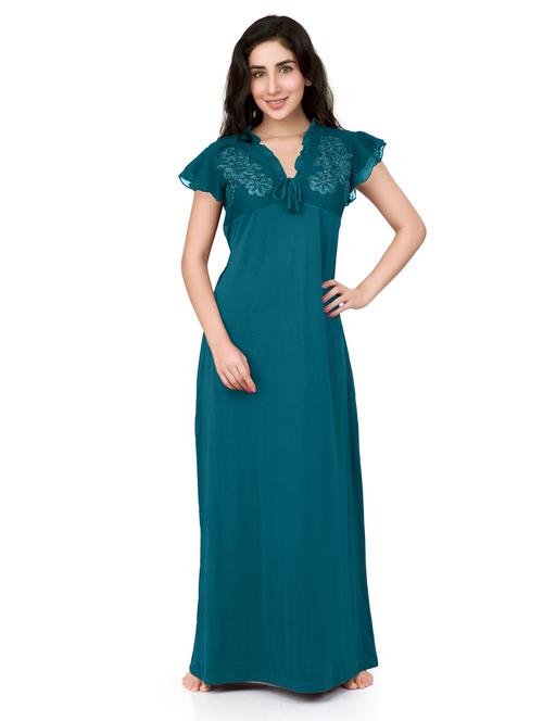 tie back embroidered detail nighty - 18327567 - Very Small Image - 1