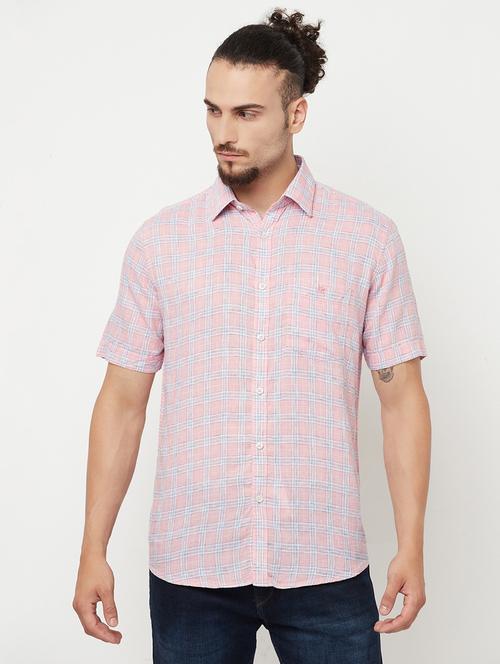 mens checks casual shirt - 18328361 - Very Small Image - 1