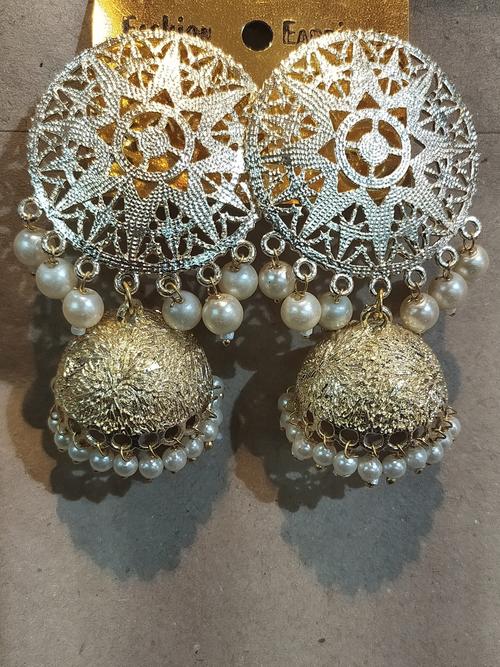 earrings for women gold color - 18328632 - Very Small Image - 1