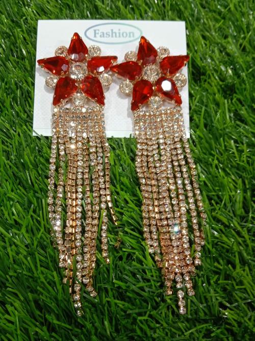 exclusive fancy party wear earrings - 18328789 - Very Small Image - 1