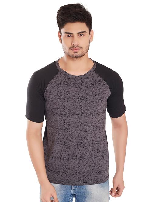 grey printed t-shirt - 18328952 - Very Small Image - 1