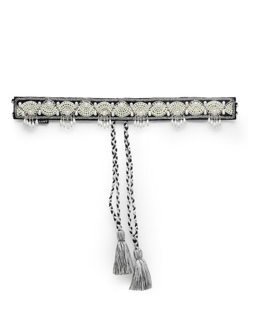 embellished wide belt with tassels - 18329209 - Very Small Image - 1