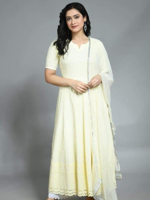 ladies rayon sequence kurti gowns with - 18329246 - Very Small Image - 1