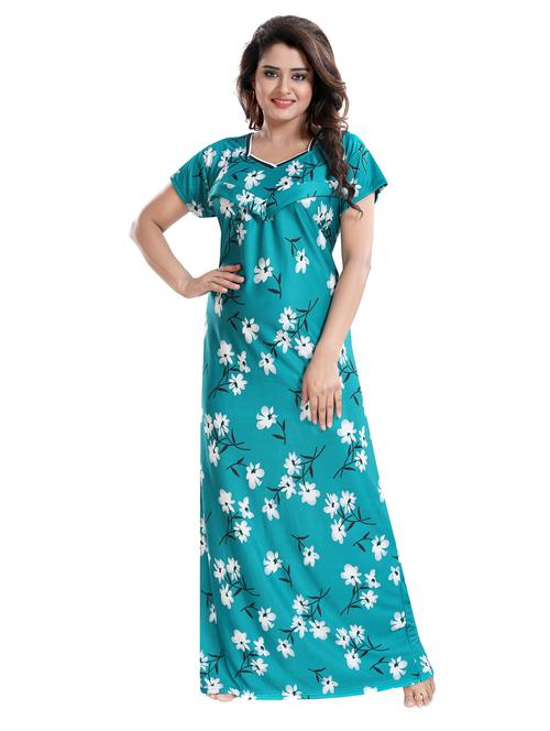 light blue satin maternity wear - 18330228 - Very Small Image - 1