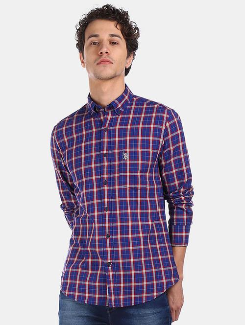 red checkered casual shirt - 18330545 - Very Small Image - 1