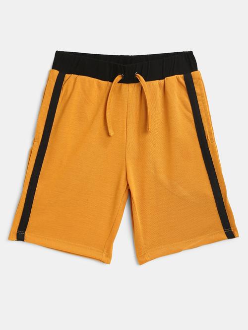 yellow side taped shorts - 18332147 - Very Small Image - 1